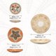 thumbnail image 4 of Cestas para Decoración de Pared Unique Bargains Conjunto de Decoración Bohemias de Pared de Paja 3 Piezas, 4 of 7
