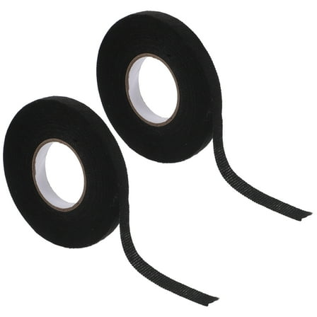 MLINS  2 Pcs High Temperature Tape Friction Silver Foil Turntable Rotator Tin Black