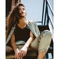 thumbnail image 5 of Women's Clementine Deep V Neck T-Shirt (Pack of 3), 5 of 6
