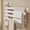 White, variant on Swivel Towel Racks for Bathroom,Towel Holder for Bathroom Wall,180 °Swivel Towel Rack,Thicken 4-Arm Towel Bar,Space Saving Wall Mounted Towel Holder(White 12.6*12.4*0.79in)from ANMUYUM