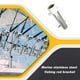 thumbnail image 5 of sweethay Soporte de caña de pescar de acero inoxidable, suministros de Hardware marino plateado, soporte, accesorios de poste, accesorios Bombillas para automóviles, 5 of 6