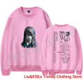 thumbnail image 3 of Sudadera con capucha y manga larga con cuello redondo y estampado de Ado Wish Tour para mujer y hombre, 3 of 5