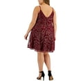 thumbnail image 2 of Speechless Womens Plus Formal Foral Shift Dress, 2 of 2