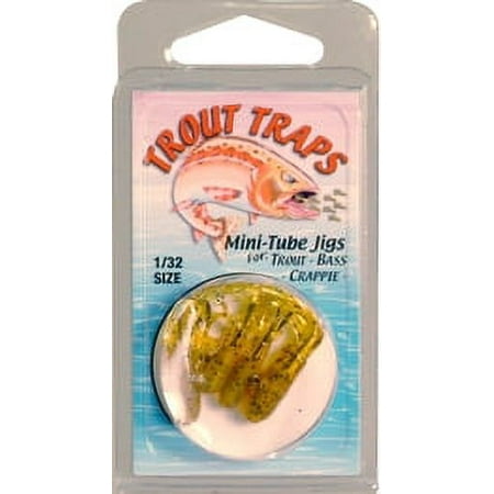 Hawken 2TT63 Trout Trap Mini Tube Jig 1/32 oz Rootbeer 3/Pack