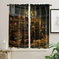 thumbnail image 3 of Study Candle Retro Style Fantasy Night Curtain For Living Room Kids Bedroom Kitchen Window Curtains Home Essentials Drapes, 3 of 6