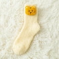 thumbnail image 2 of Cute Fuzzy Socks for Women Winter Fluffy Cozy Plush Slipper Socks Casual Home Sleeping Socks, 2 of 2
