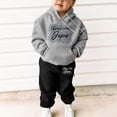 thumbnail image 2 of BOOMNY Toddler Girls 2 Peice Sweatsuits Graphic Y2K Long Sleeve Sweatshirts Pants Sets for Kids Comfy Track Suits, 2 of 4