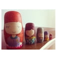 thumbnail image 3 of Apilamiento de Muñecas ANGGREK Juguete de Madera sin Pintar 2 juegos, 3 of 8