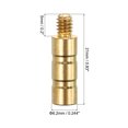 thumbnail image 2 of Inserto de flecha de arquería de 50 granos, paquete de 8 insertos de tornillo de cobre latón para flechas de carbono de .244/ 6.2mm, 2 of 6