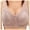 Light Purple, variant on No Underwire Bras For Women Fixed Cup Front Closure Underwear For Older Women Plus Size Bra Thin Tank Top Bra Womens Bras Wireless