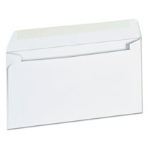 Universal UNV35206 #6-3/4 Square Flap Open-Side Gummed Business Envelope - White (500/Box)