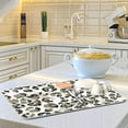 thumbnail image 6 of Dish Drying Mat for Kitchen Counter, Animal Skin Print Leopard Microfiber Kitchen Dish Mat Super Absorbent Dish Drainer Mat Heat-resistant Kitchen Counter Mat, 16x18 Inch, 6 of 7