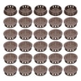 thumbnail image 1 of Uxcell 30Pcs 35mm/1.4in Válvulas de Aire Redondas Soffit, Cubierta de Ventilación Soffit Marrón Oscuro para Baño, 1 of 5