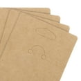 thumbnail image 4 of Keychain Display Cards Keychain Card Holder Paper Jewelry Display Cards, Brown 100 Pack, 4 of 6