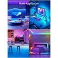 thumbnail image 2 of TV LED Backlight,11.4ft TV LED Lights for 32-55 Inch,TV Backlight,RGB LED Lights for TV with Remote,Music Sync Bluetooth APP Control TV LED Strip Lights USB Powered for Bedroom, 2 of 6