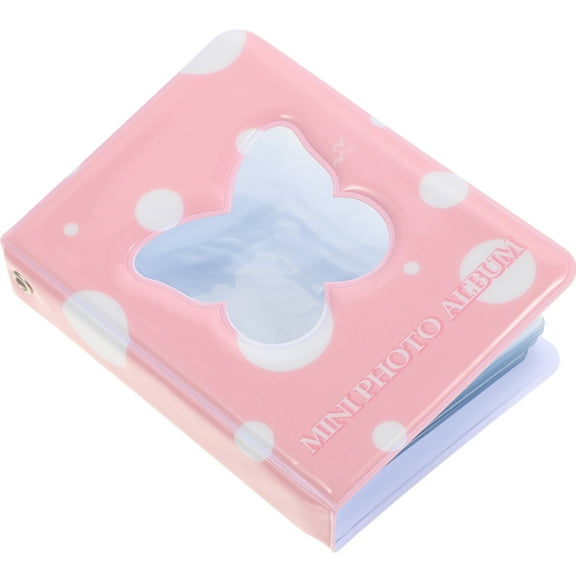 2 Pieces Keychain Photo Album Cards Mini Book Picture Storage for Photos Travel