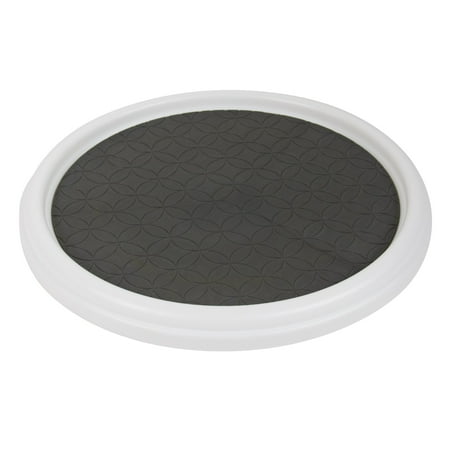 Mainstays 1 Tier Plastic 12in Diameter Nonskid Turntable