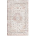 thumbnail image 2 of SAFAVIEH Arizona Tayler Medallion Polyester Area Rug, Beige/Rust, 3' x 5', 2 of 13