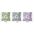 thumbnail image 2 of S4Sassy Decorative Leaf Print Green Designer Square Cushion Cover Pillow Case-12 x 12 Inches, 2 of 5