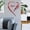 Red, variant on Heart-Shaped Acrylic Mirror Wall Decal, 3D Self-Adhesive Wall Sticker, Removable Reflective Design, Wall Art Decor, Home Decoration, for Living Room Bedroom 17"x22.4"(Yellow)