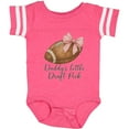 thumbnail image 3 of Inktastic Daddy's Little Draft Pick Football Pink Bow Boys or Girls Baby Bodysuit, 3 of 5