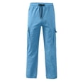 thumbnail image 4 of JIAYUE Boys Girls Cargo Pants Multiple Pockets Full Length Straight Leg Solid Color Comfortable Casual Trousers Outdoor Play And Daily Wear Children Stylish Bottoms, 4 of 5