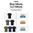 thumbnail image 6 of COOFANDY Men's Short Sleeve T-Shirts Crew Neck Casual Summer T Shirts 3 Pack Basic Tee Shirt, 6 of 6