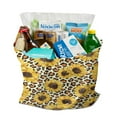 thumbnail image 3 of Aesthetic Sunflower and Butterfly Design Tote - Foldable & Spacious Reusable Grocery Bag, 3 of 6