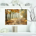 thumbnail image 1 of Bright Yellow Fall Morning - Landscape Photo Canvas Art Print, 1 of 3
