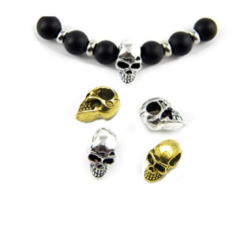 10Pcs Alloy Metal Hawk Eagle Pirate Skull Beads Finding 