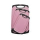 thumbnail image 1 of Tabla De Cocina Xtellar Para Picar Cortar Alimentos Set 3 Piezas Color Rosa, 1 of 5