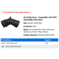 thumbnail image 2 of Air Intake Hose - Compatible with 2001 - 2006 BMW 325Ci M54 2002 2003 2004 2005, 2 of 2