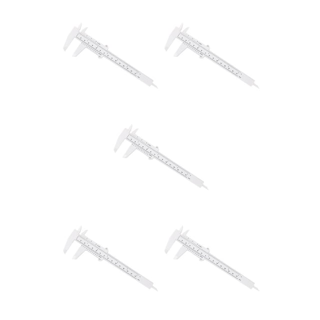 Calibrador a vernier Eigraketly de 150 mm herramienta de medición de doble escala color Blanco