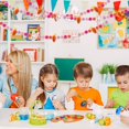 thumbnail image 4 of Guirnalda de bolas de fieltro para Pascua Aulock, 3 piezas, 2 m, hecha a mano, decoración, 4 of 6