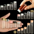 thumbnail image 3 of U8MO 5~22ml Glass Vial Jars Transparent Bung Test Tube Bottle Crafts With Lid-8# 7ml, 3 of 6