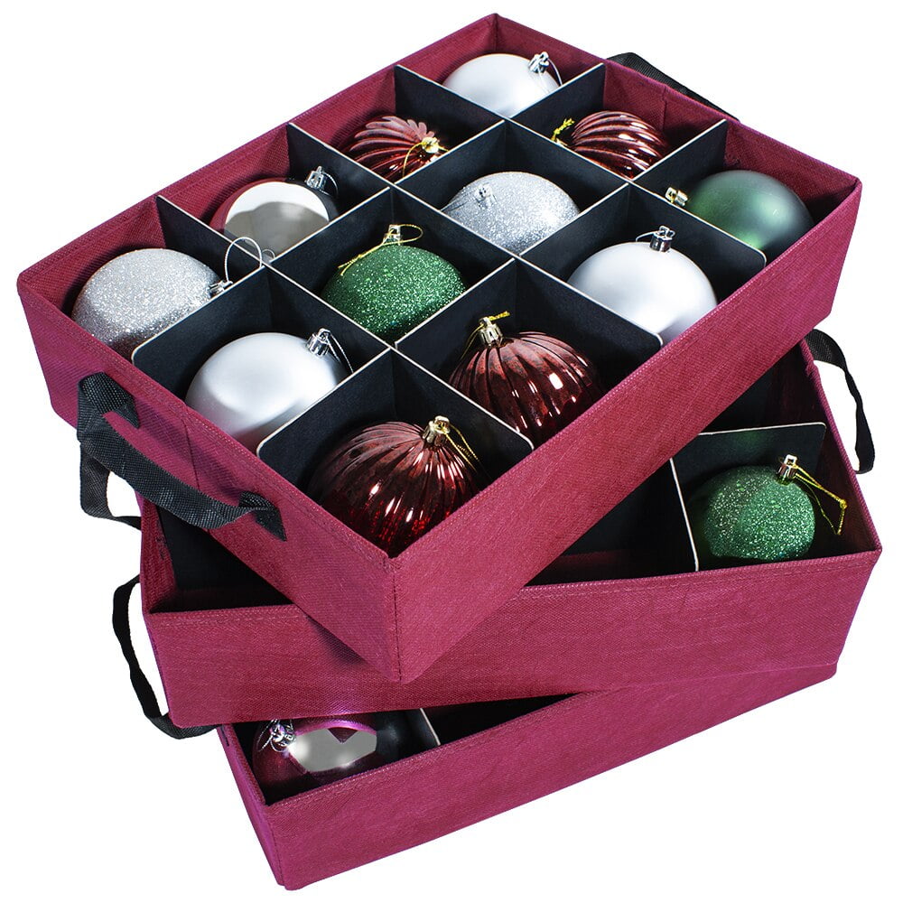 612 Vermont Christmas Ornament Storage Box with Brazil