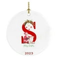 thumbnail image 2 of Decoraciones de Halloween, adornos de Halloween, colgante de decoración para árbol de Navidad, decoración navideña personalizada de 26 letras, decoración para árbol de Navidad, regalo de Navidad, ador, 2 of 3