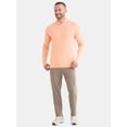 thumbnail image 2 of Athletic Works Men's Tri Blend Long Sleeve T-Shirt Hoodie, Sizes S-3XL, 2 of 5