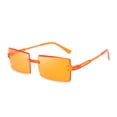 thumbnail image 4 of Fashion Retro Rimless Rectangular Sunglasses Candy Color Sunglasses Rectangle Shade Gradient Rimless Women Summer Sun Glasses Other China, 4 of 5