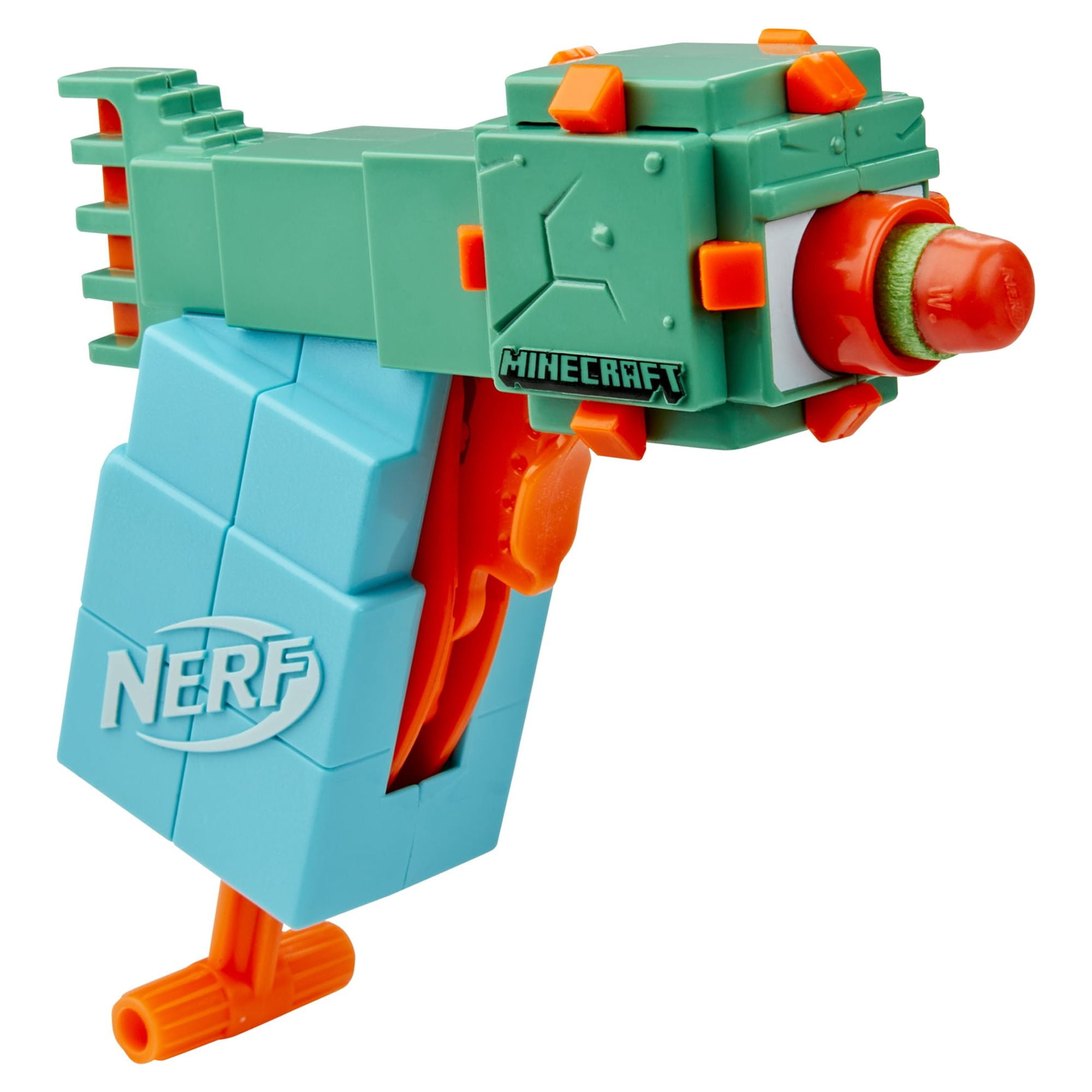 Nerf MicroShots Minecraft Ghast Mini Kids Toy Blaster with 2 Darts