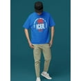 thumbnail image 2 of Frosty ICEE Wave Delight - Coldest Drink Town Graphic Men's T-shirt, 2 of 4