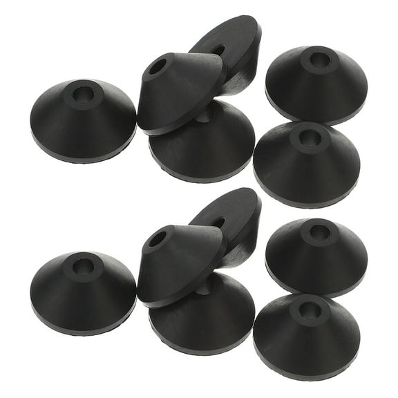 25 Pcs Sealing Ring Rubber Washers Toilet Seat Rubber Bumpers Black