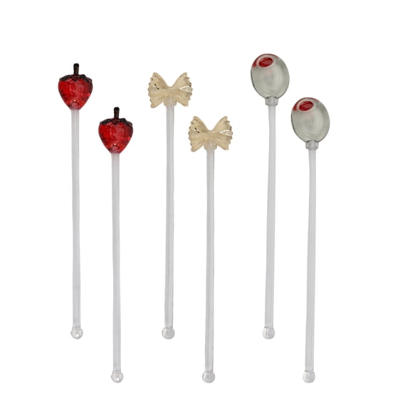 Just Feed Me by Jessie James Decker 6-Piece Decorative Stir Stick Set