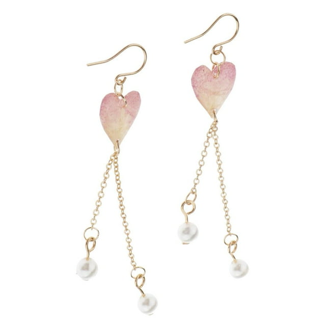 Pendientes de pétalos ROSE reales Hugo Rosado