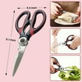 thumbnail image 4 of AGCAN Kitchen Scissors All Purpose, 3 Pack Heavy Duty Kitchen Shears Set, Stainless Steel Seafood Scissors for Chicken, Poultry, Fish, Meat, Vegetables, Bottle opener, Nuts, 4 of 8