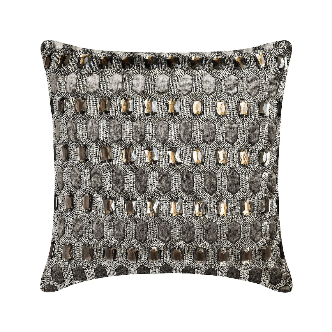 Euro Sham Pillow Covers, Decorative Grey 26"x26" (65x65 cm) Euro Size