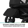 thumbnail image 4 of Evenflo Pivot Xplore Dreamz All-Terrain Stroller Wagon with Bassinet Insert (Jetsetter Black), 4 of 5