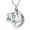 Silver, variant on Moon & Star Urn Necklaces For Ashes Celtic Knot Cremation Jewelry For Ashes Memory Jewelry For Women Men