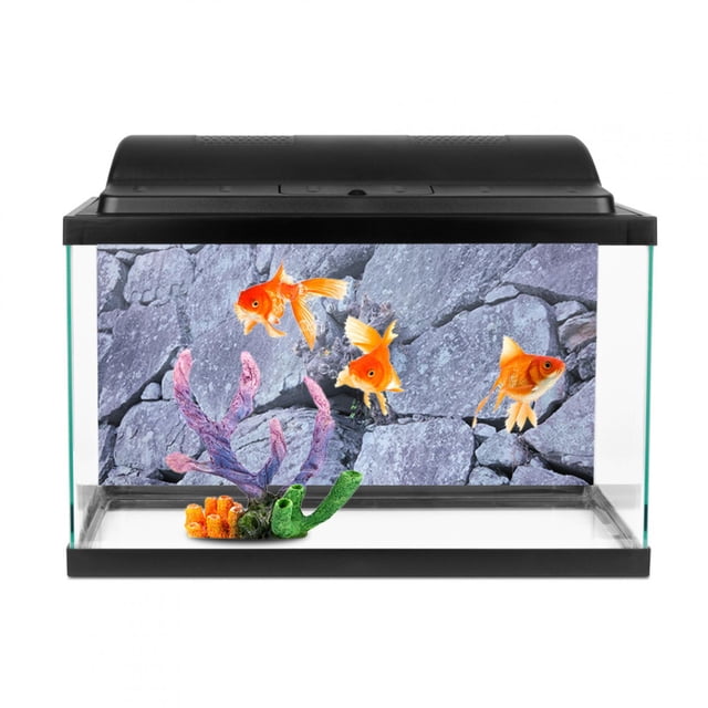 Rock Stone Aquarium Sticker, Non- Aquarium Sticker, Background High-Definition Images Fish Tank For Aquarium 91 X 50cm