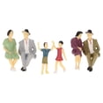 thumbnail image 3 of Amdohai 50Pcs 1:30 Scale Painted Model People Train Passengers Figures, 3 of 7